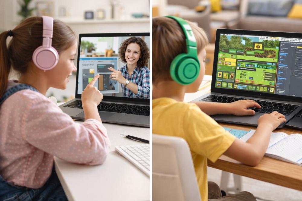 individuální programování pro děti v Minecraftu a Robloxu