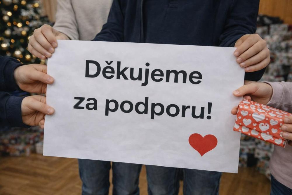 děkujeme za podporu - děti z BA komunity