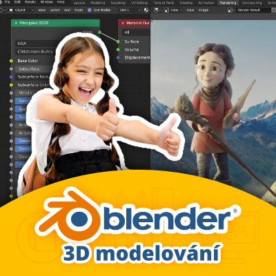 Online kroužek grafiky v Blenderu