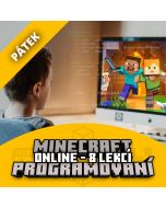 Virtuální Programování v Minecraftu - 8 lekcí. Pátek 16:00 - 17:15 hodin