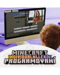 Online programování v Minecraftu a správa serverů – individuální lekce pro děti