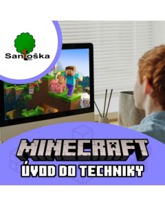 Úvod do techniky v Minecraftu - ZŠ Santoška Praha 5. Každá středa 15:00 - 16:00 hodin.