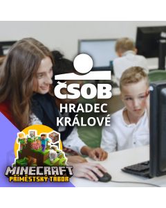 Příměstský tábor ČSOB_Minecraft_4. turnus: 24.7. - 28.7.2023 HRADEC KRÁLOVÉ