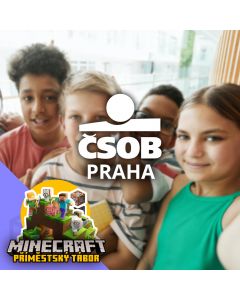 Příměstský tábor ČSOB_Minecraft_7. turnus: 12. - 16.8.2024 PRAHA