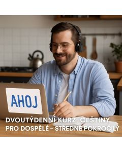 Dvoutýdenní kurz češtiny pro dospělé – středně pokročilý