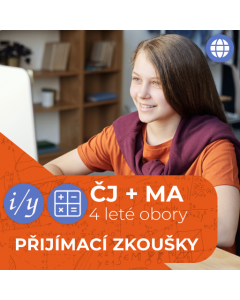 Online příprava na přijímačky z matematiky a češtiny - 4 leté obory
