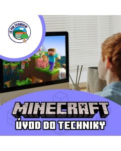Úvod do techniky v Minecraftu - ZŠ Pod Žvahovem Praha 5. Každý čtvrtek 15:00 - 16:00 hodin.