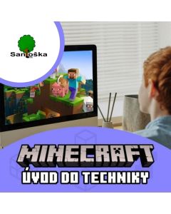 Úvod do techniky v Minecraftu - ZŠ Santoška Praha 5. Každá středa 15:00 - 16:00 hodin.