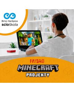 Projekty v Minecraftu – kroužek pro děti na SCIO Brno Heršpice