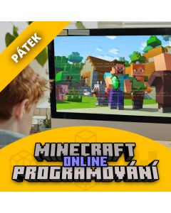 Online programování v Minecraftu INDI - 15 lekcí. Pátek 16:15 - 17:30 hodin