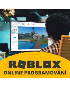 Online programování her v Robloxu - 15 lekcí. Každé pondělí 17:30 - 19:00 hodin