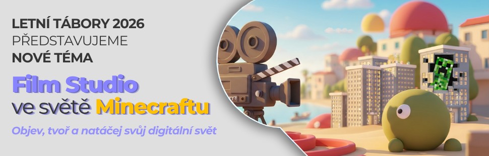 Téma letošního roku: Film Studio ve světě Minecraftu