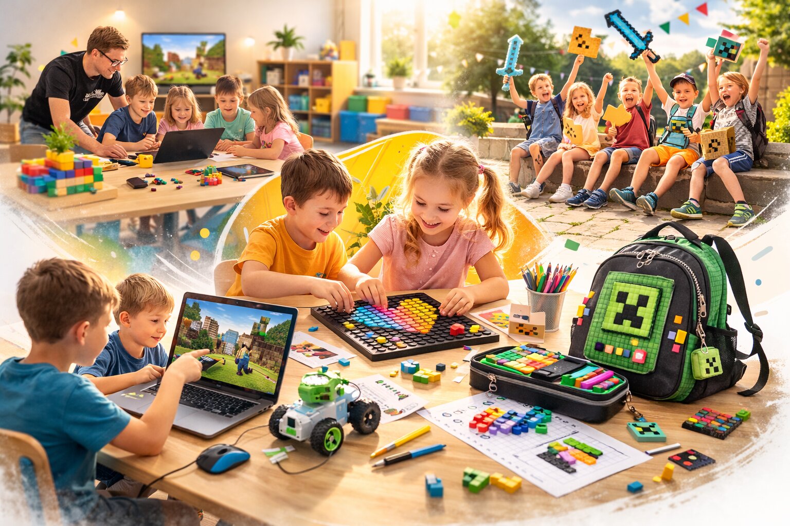 Jak podpořit kreativitu dětí mimo obrazovku? Spojujeme Minecraft a tvoření s Pixie Crew