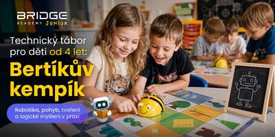 Technický tábor pro děti od 4 let: Bertíkův kempík