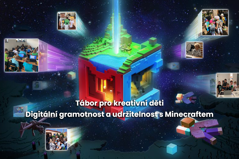 Tábor pro kreativní děti: Digitální gramotnost a udržitelnost s Minecraftem