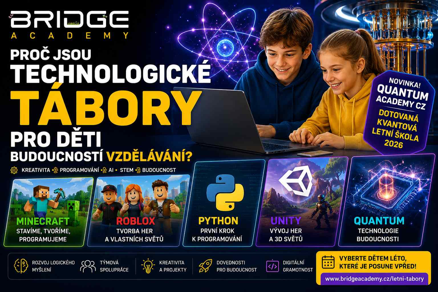 Proč jsou technologické tábory pro děti budoucností vzdělávání?