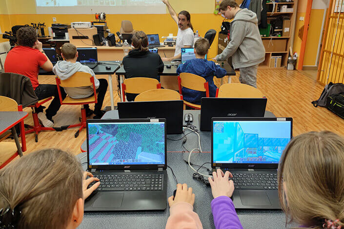 Informační technologie pro děti na kroužku