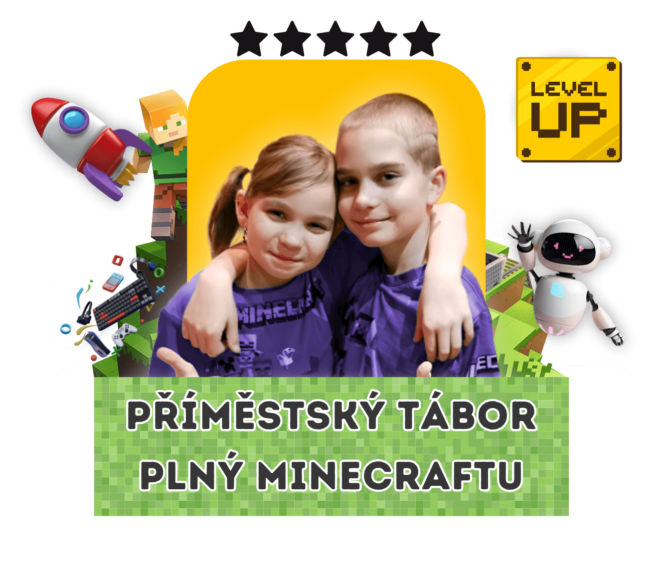 Příměstský tábor Minecraft - Brno pro rok 2024